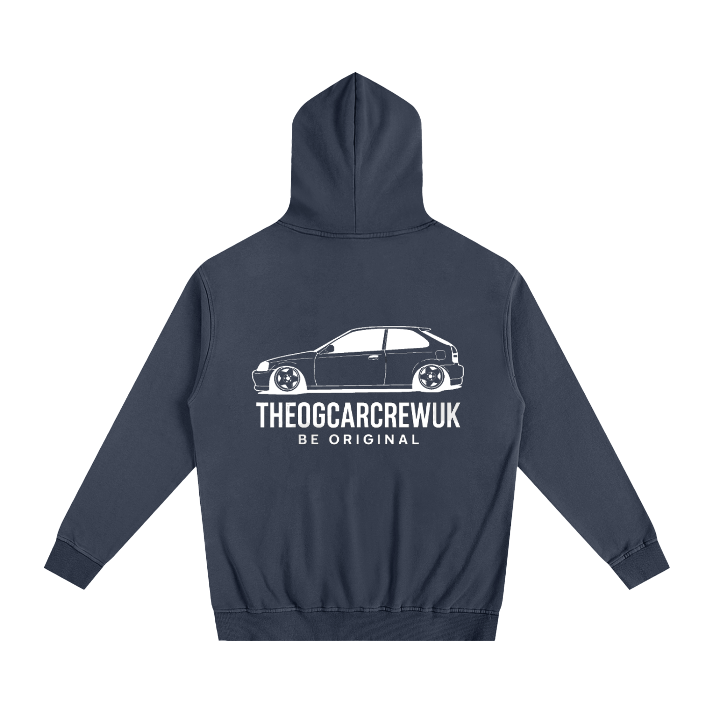 EK Civic TheOGCarCrewUK Oversized Hoodie