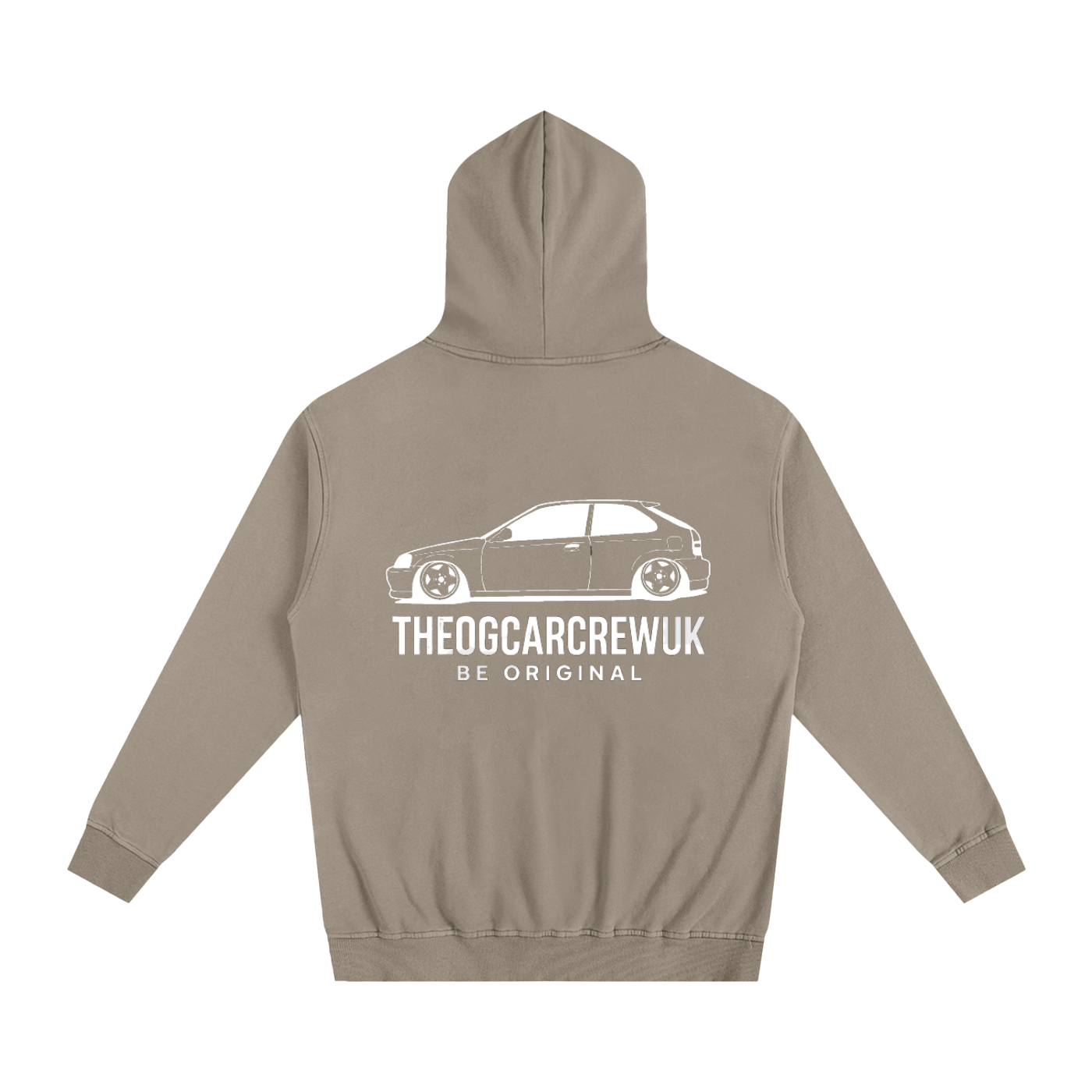 EK Civic TheOGCarCrewUK Oversized Hoodie