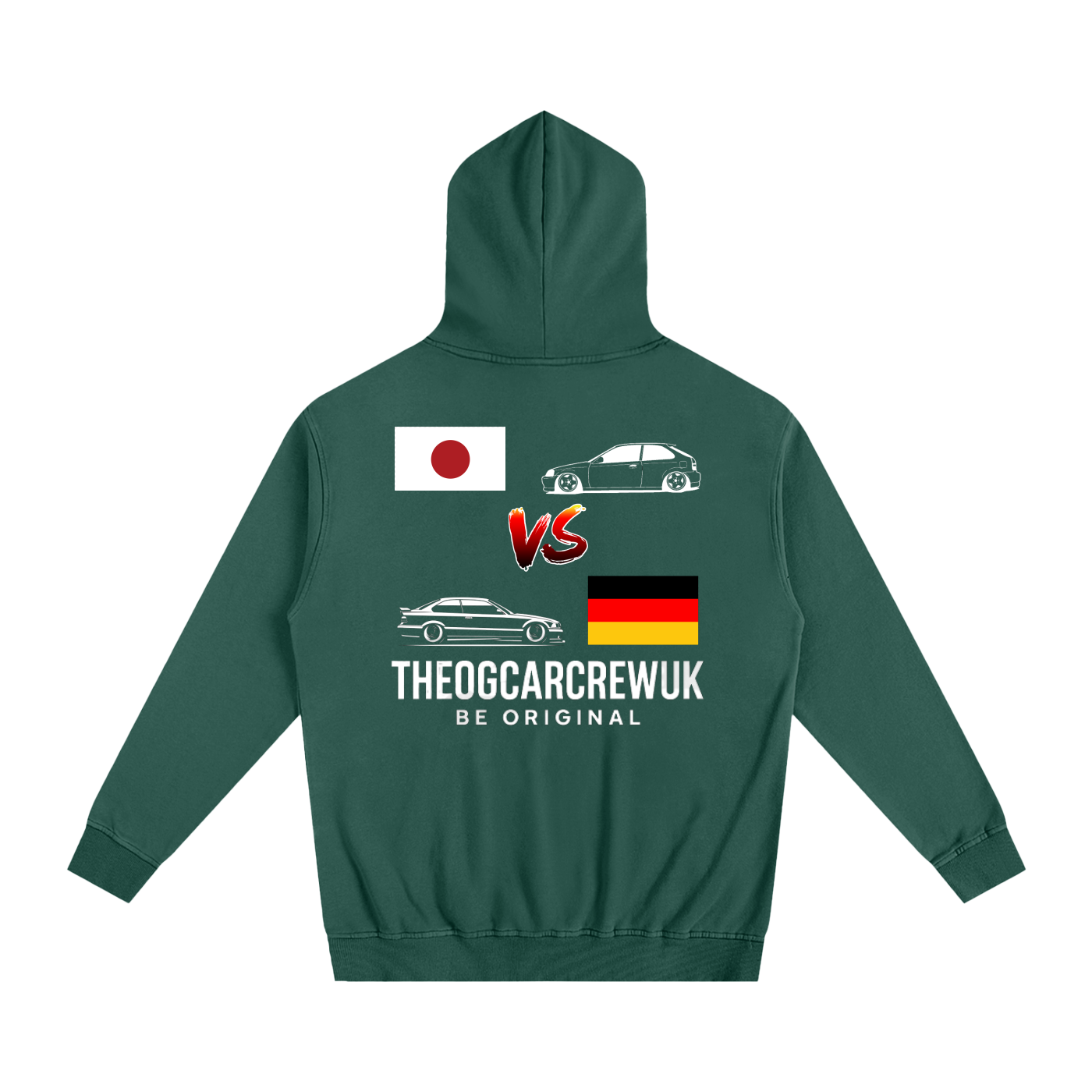 Jap VS German TheOGCarCrewUK Oversized Hoodie