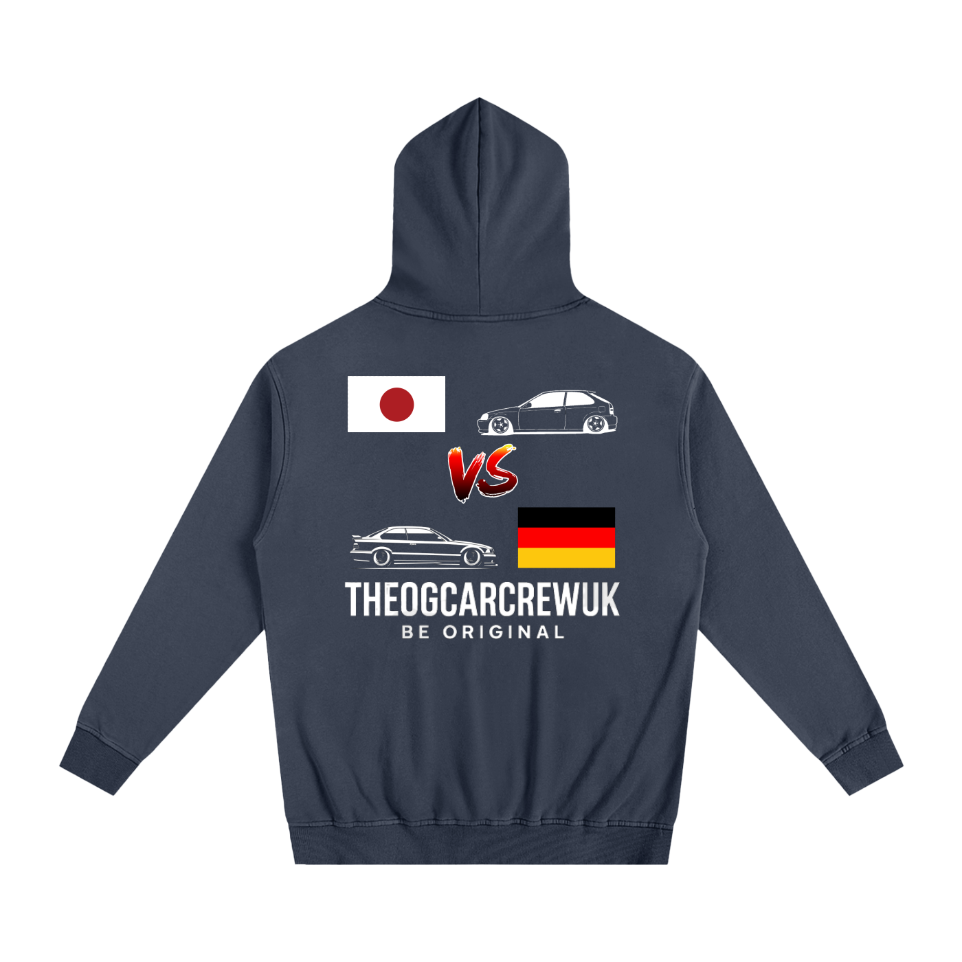 Jap VS German TheOGCarCrewUK Oversized Hoodie