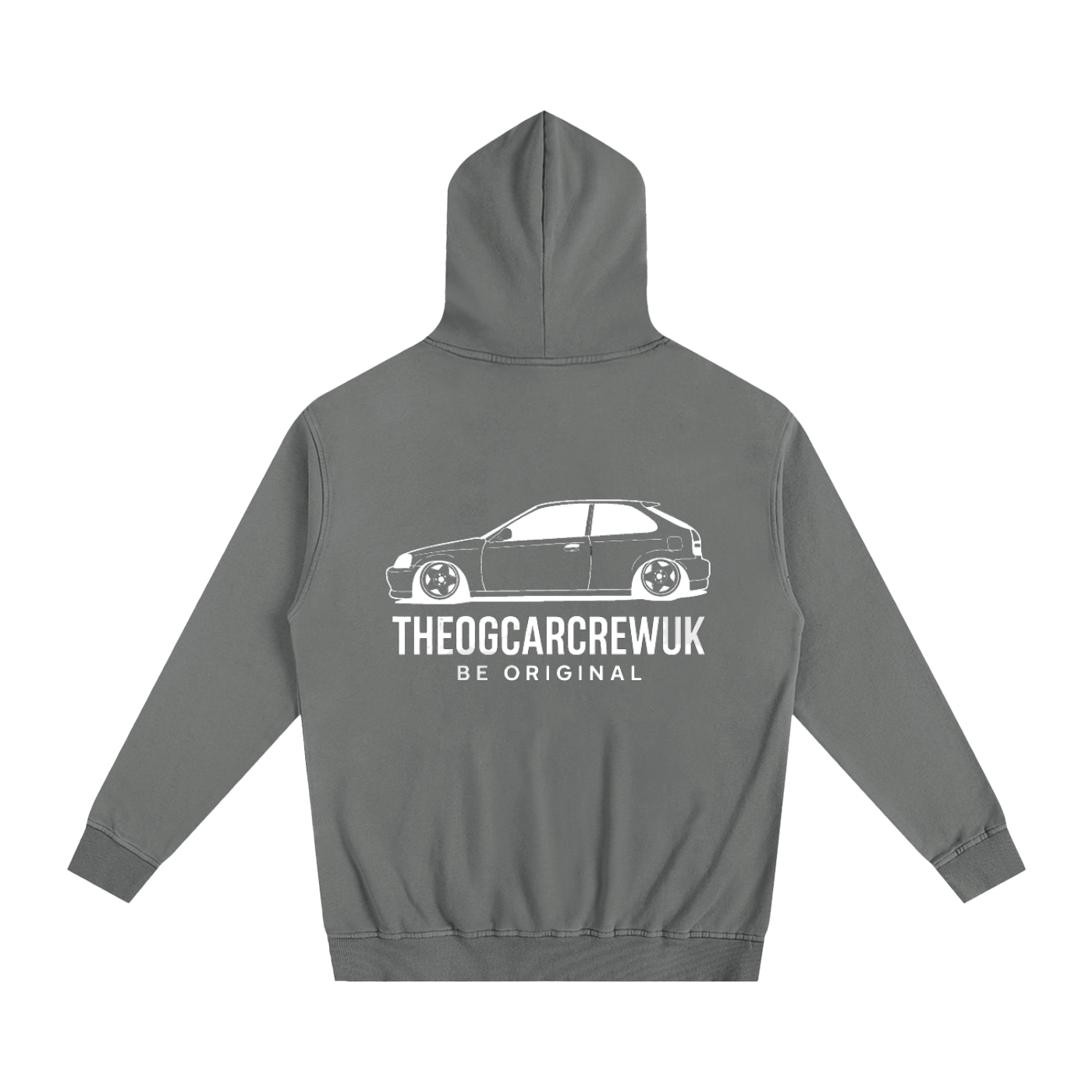 EK Civic TheOGCarCrewUK Oversized Hoodie