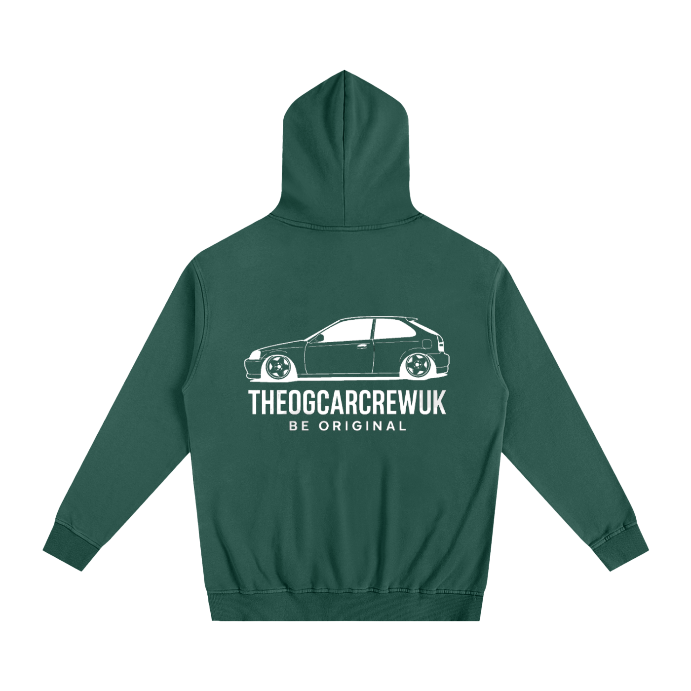 EK Civic TheOGCarCrewUK Oversized Hoodie