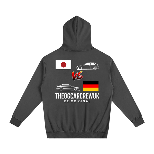 Jap VS German TheOGCarCrewUK Oversized Hoodie