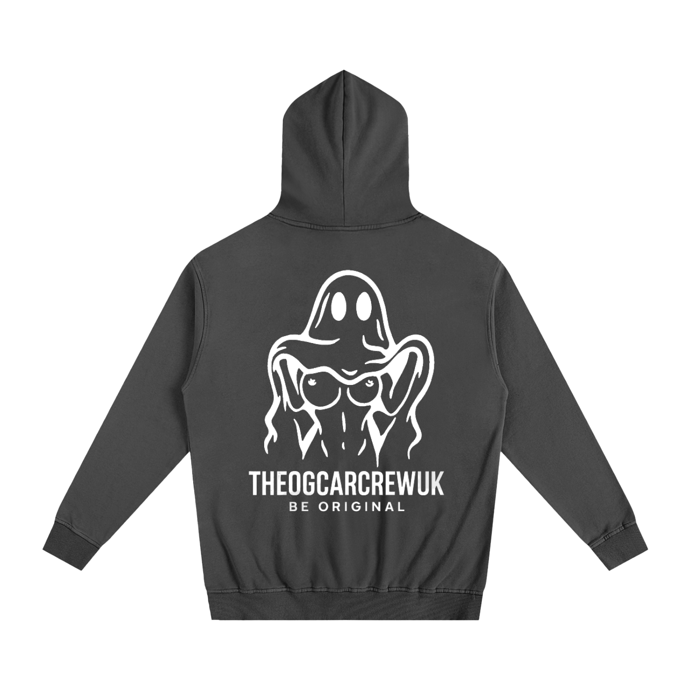 Ghost Tits TheOGCarCrewUK Oversized Hoodie