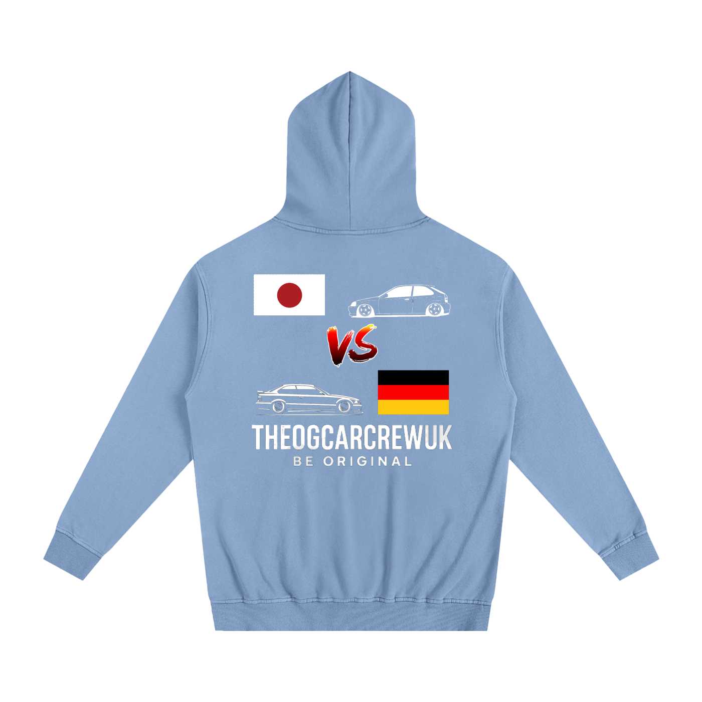 Jap VS German TheOGCarCrewUK Oversized Hoodie