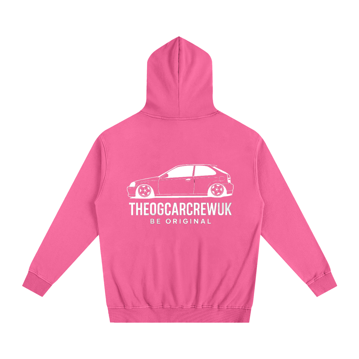 EK Civic TheOGCarCrewUK Oversized Hoodie