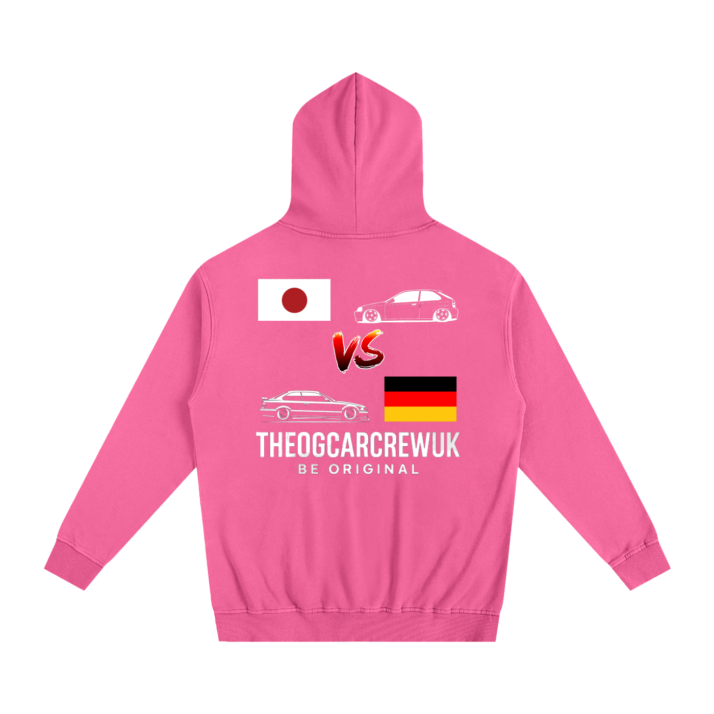 Jap VS German TheOGCarCrewUK Oversized Hoodie