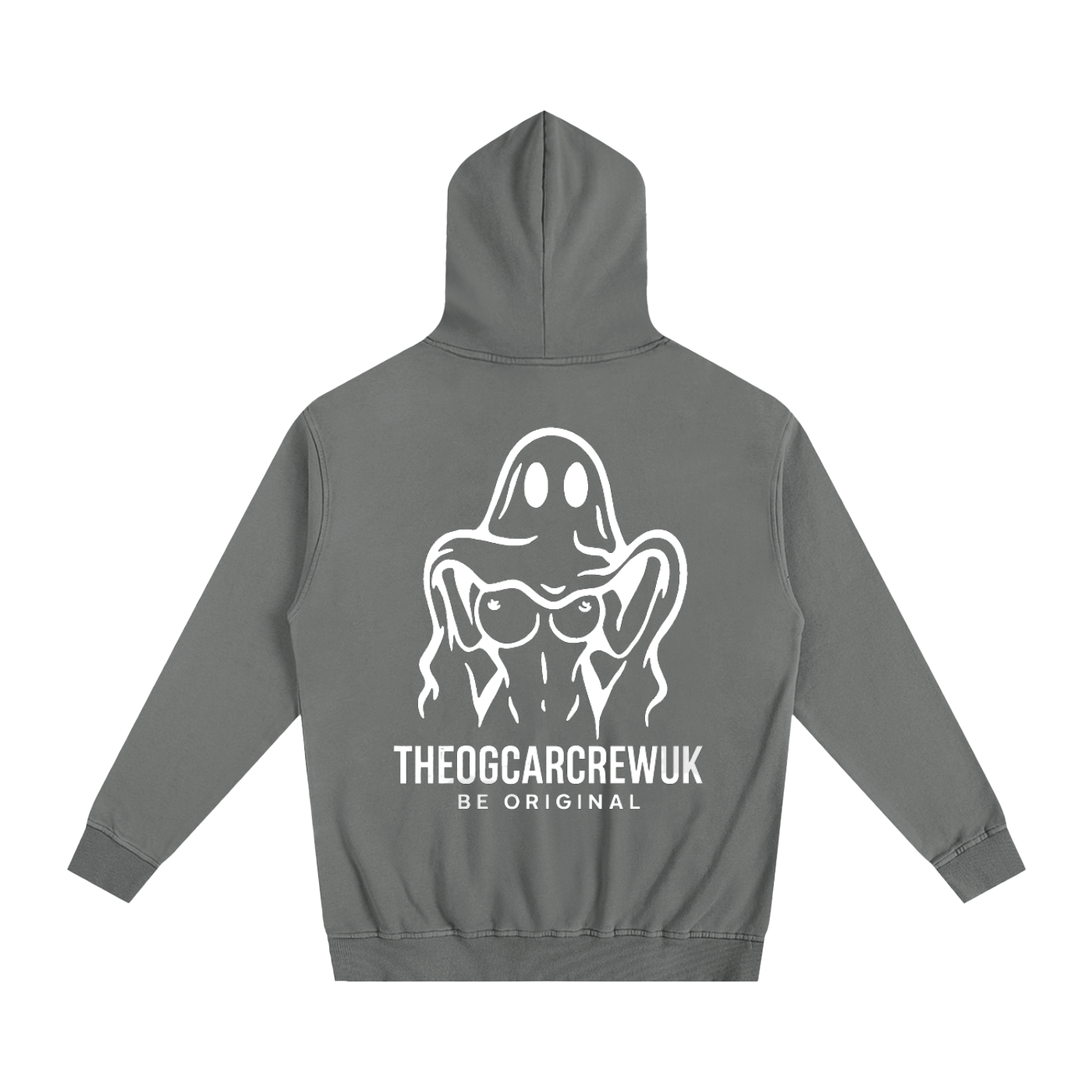 Ghost Tits TheOGCarCrewUK Oversized Hoodie