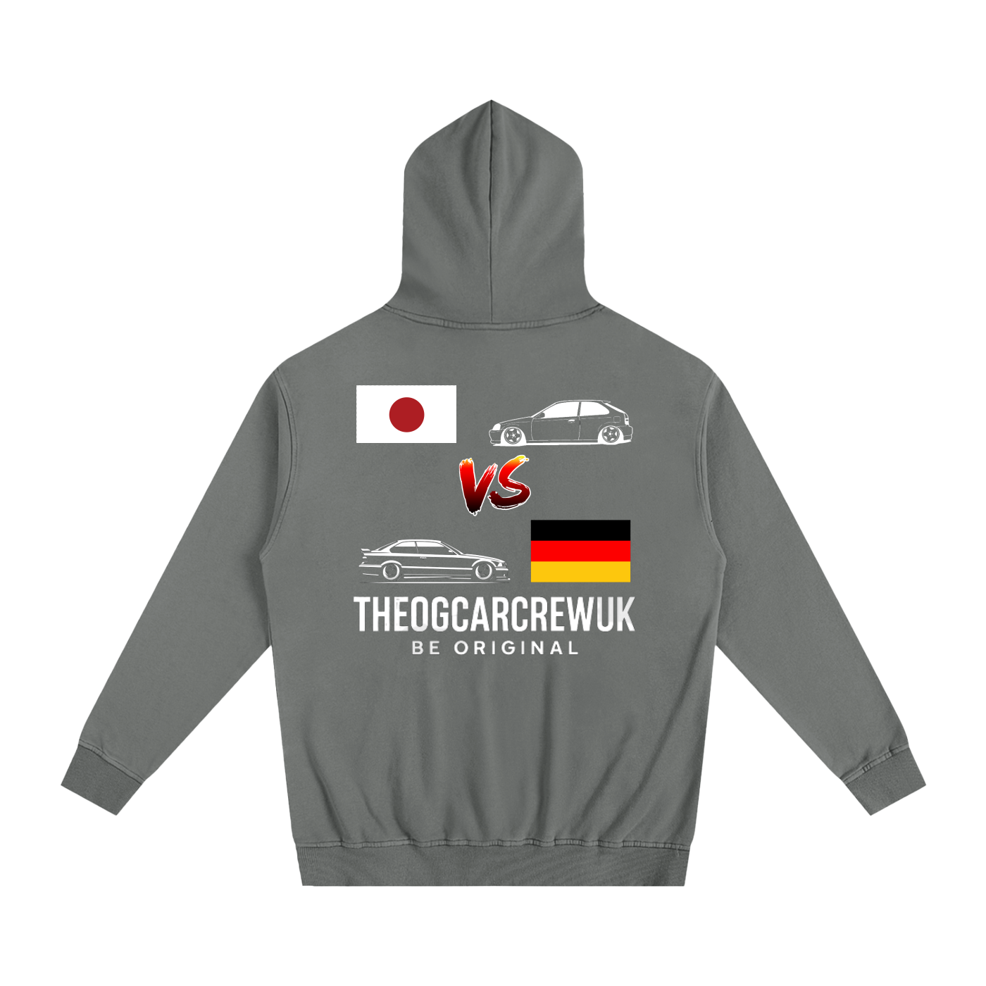 Jap VS German TheOGCarCrewUK Oversized Hoodie